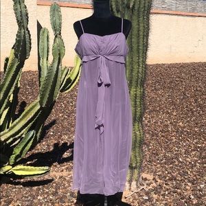 Bill Levkoff Flowy Lilac Dress 16